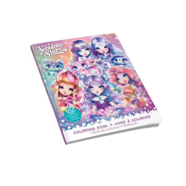 Livre à colorier (60 pages) Nebulous Stars (6 ans et +)