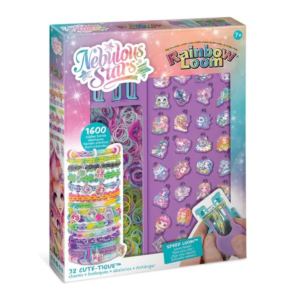 Ensemble de fabrication de bracelets à breloques Nebulous Stars Rainbow Loom (7 ans et plus)