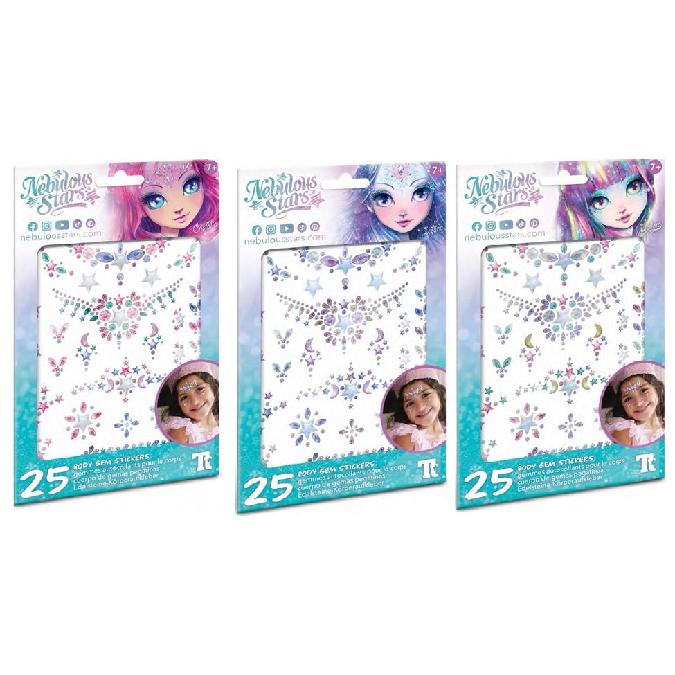 Autocollant pour le corps assorti Nebulous Stars (7 ans et +)