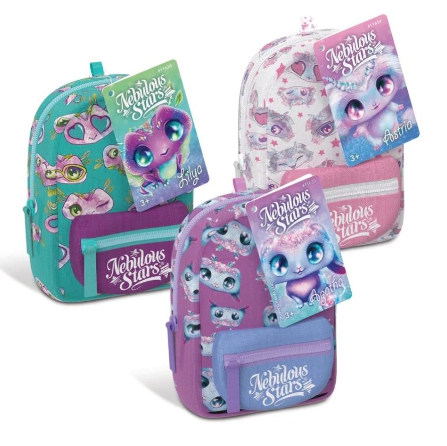 Porte-clé miniature en forme de sac à dos Nebulous Stars (3 ans et +)