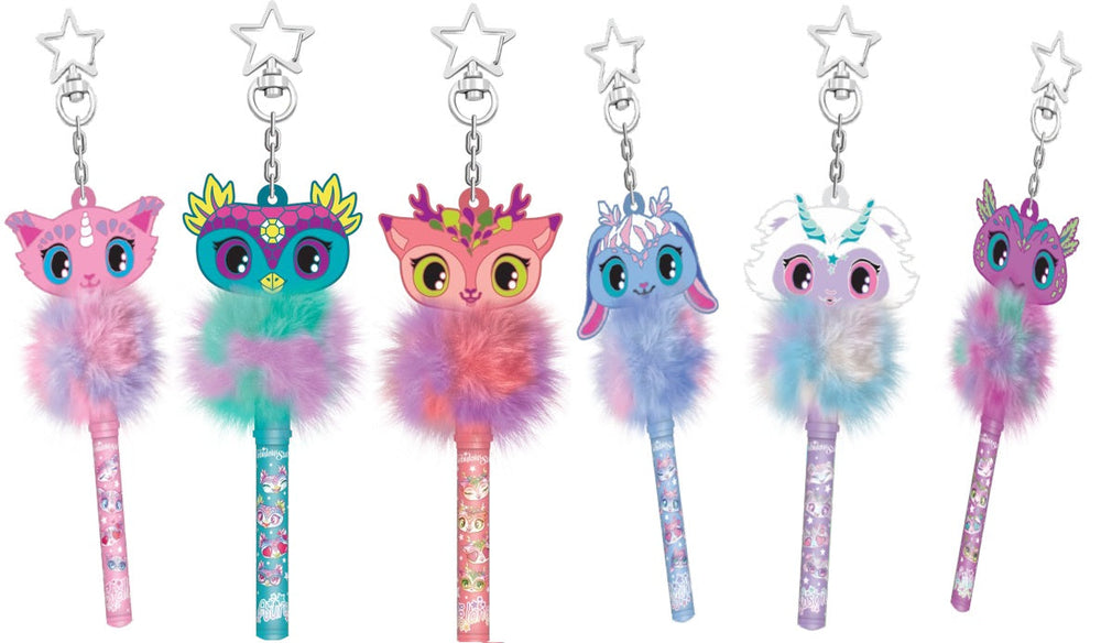 Nebulous Stars stylo porte-clés pompons