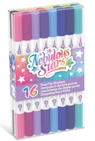 Nebulous Stars marqueurs double-pointe (paquet de 16)