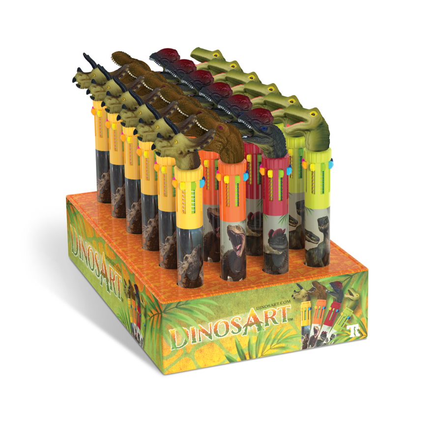 Crayon à billes DinosArt (paquet de 10 couleurs)