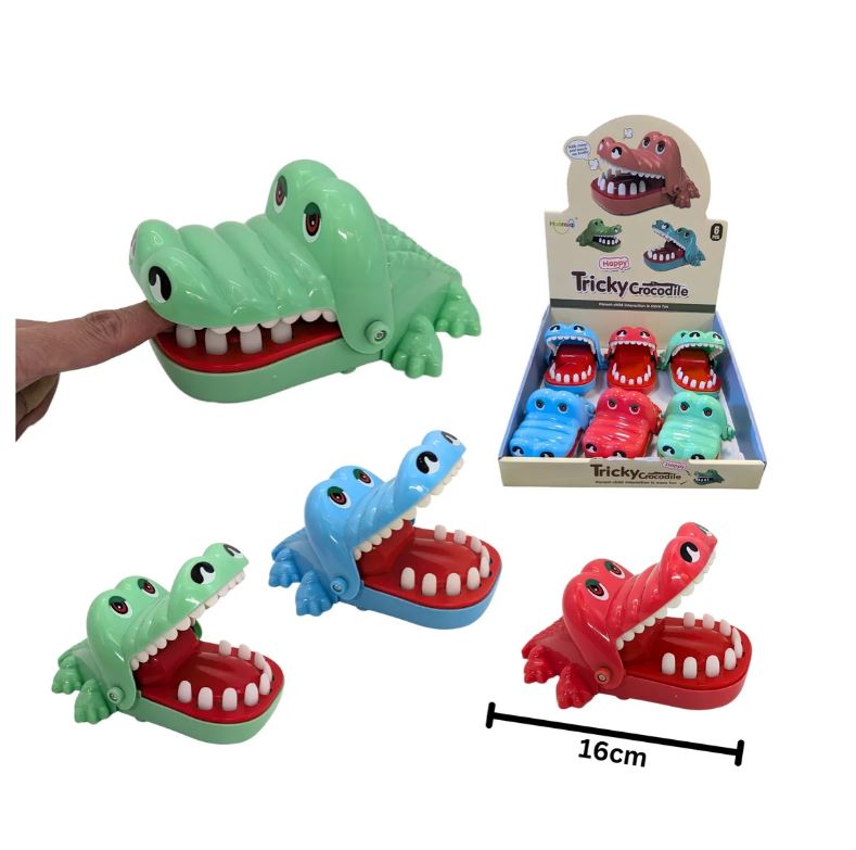 Jeu crocodile qui mord 16 cm