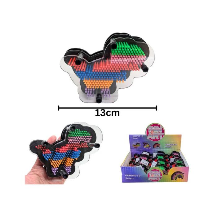 Jouet plateau de sculpture 12,5 cm d'art d'épingles 3D dinosaure