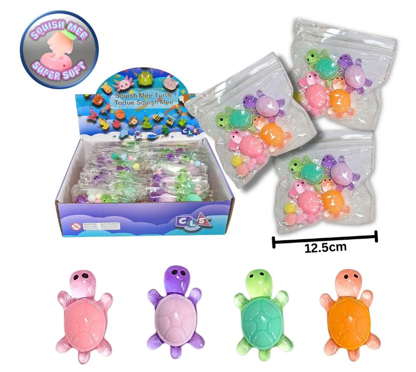 Tortue à presser (Paquet de 4)