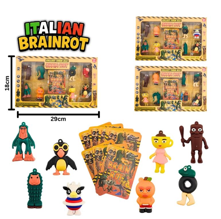 Coffret de figurine Brainrot (6 ans et plus)