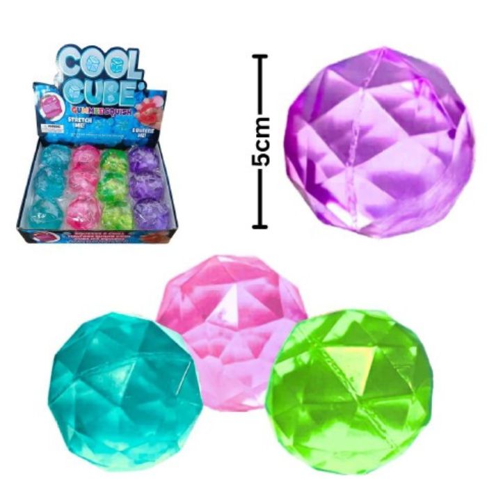 Cube de sucre à presser Gummee 5 cm diamant clair