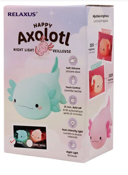 Veilleuse Axolotl