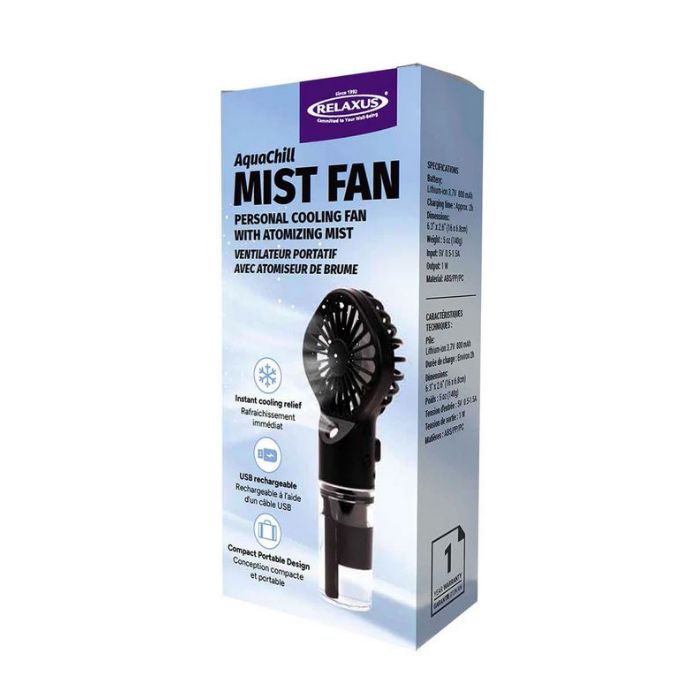 Ventilateur portatif avec atomiseur de brume