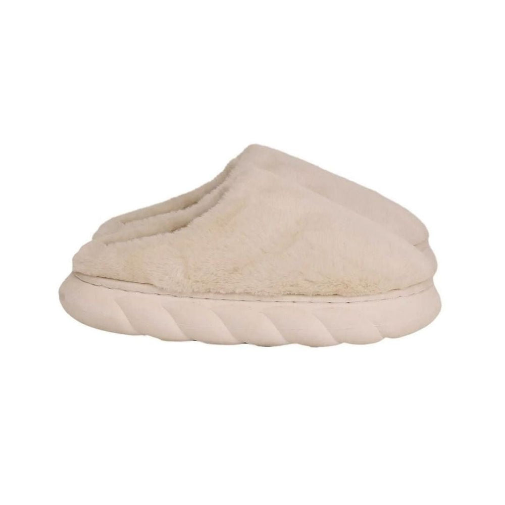 Pantoufles Cozy'z dame ivoire