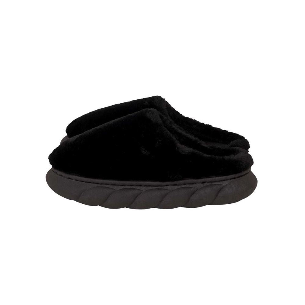 Pantoufles Cozy'z dame noire