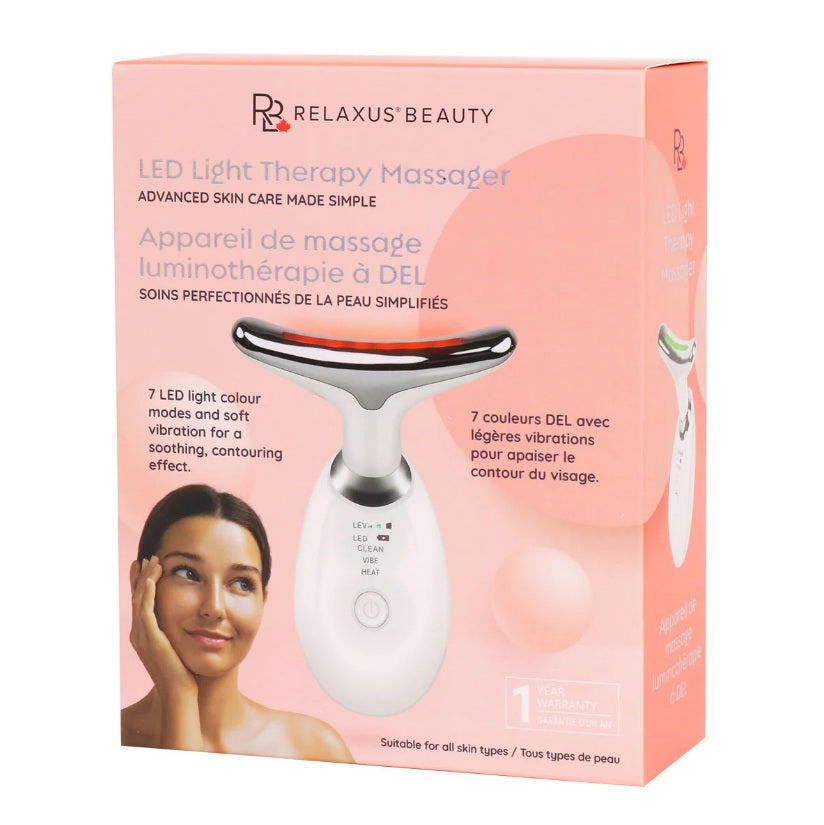Masseur facial par luminothérapie à DEL