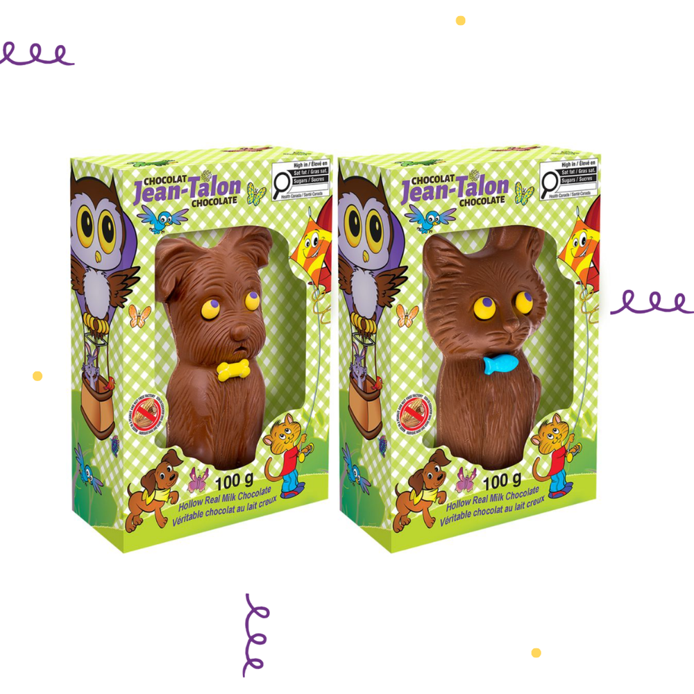 Chocolat au lait 100 g chien ou chat