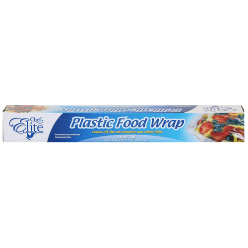 Pellicule de plastique alimentaire 12 po x 100 pi Chef Elite