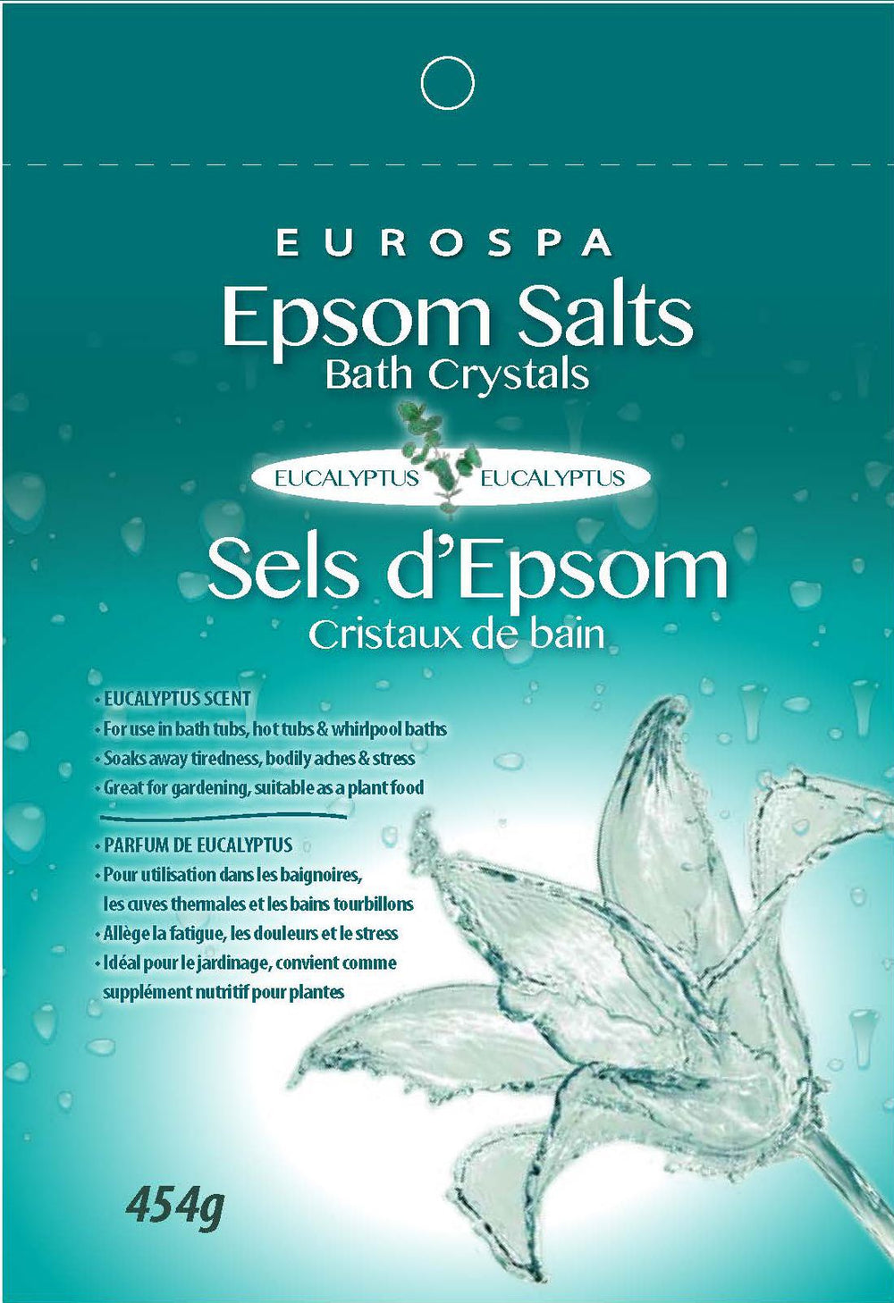 Sels d'Epsom 454 g Eurospa