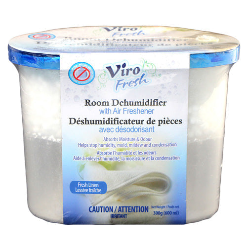 Déshumidificateur de pièce avec désodorisant 600 ml Viro Fresh lessive fraîche