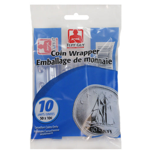 Emballage de monnaie en plastique Tuff Guy (paquet de 10)