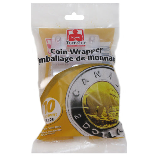Emballage de monnaie en plastique Tuff Guy (paquet de 10)