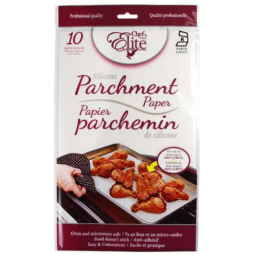 Papier parchemin 15 po x 12 po Chef Elite (10 feuilles)