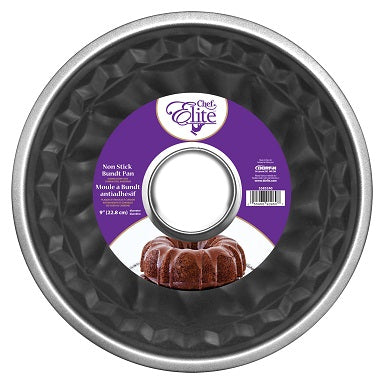 Moule à gâteau bundt 9 po antiadhésif Chef Elite