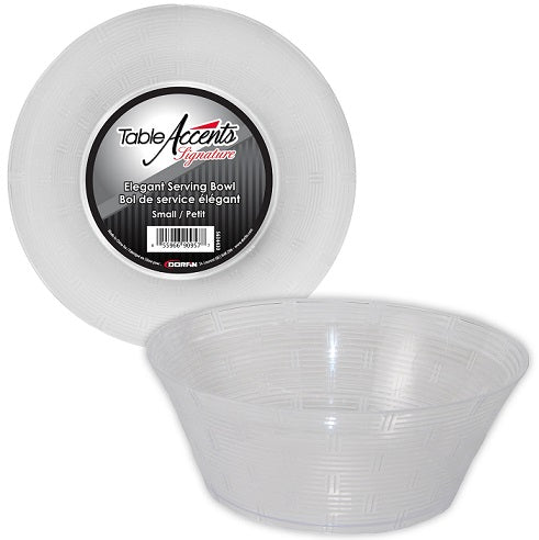 Bol de service en plastique (petit) Table accents
