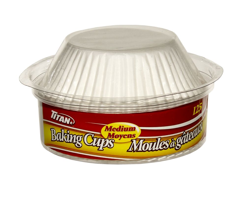 Papier à muffin moyen Titan (paquet de 125)