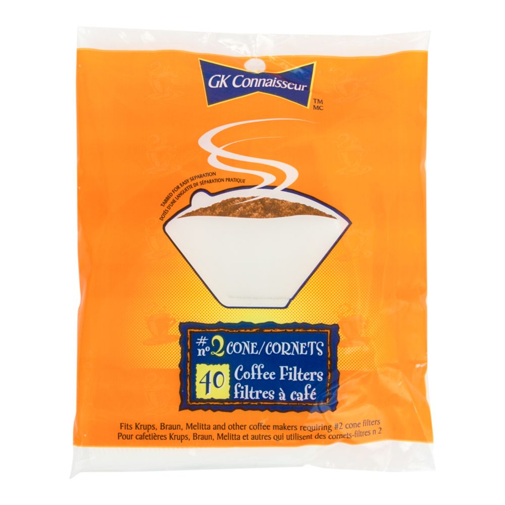 Filtre à café en cône 2 (paquet de 40)