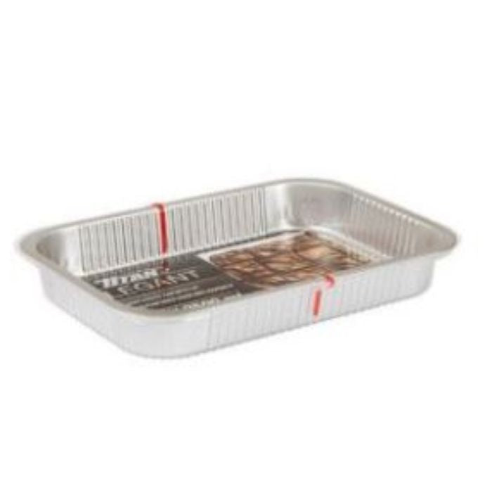 Plat en aluminium avec couvercle 13 po x 9 po