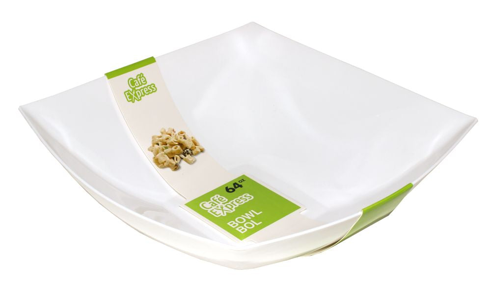 Bol carré 64 oz en plastique Café Express