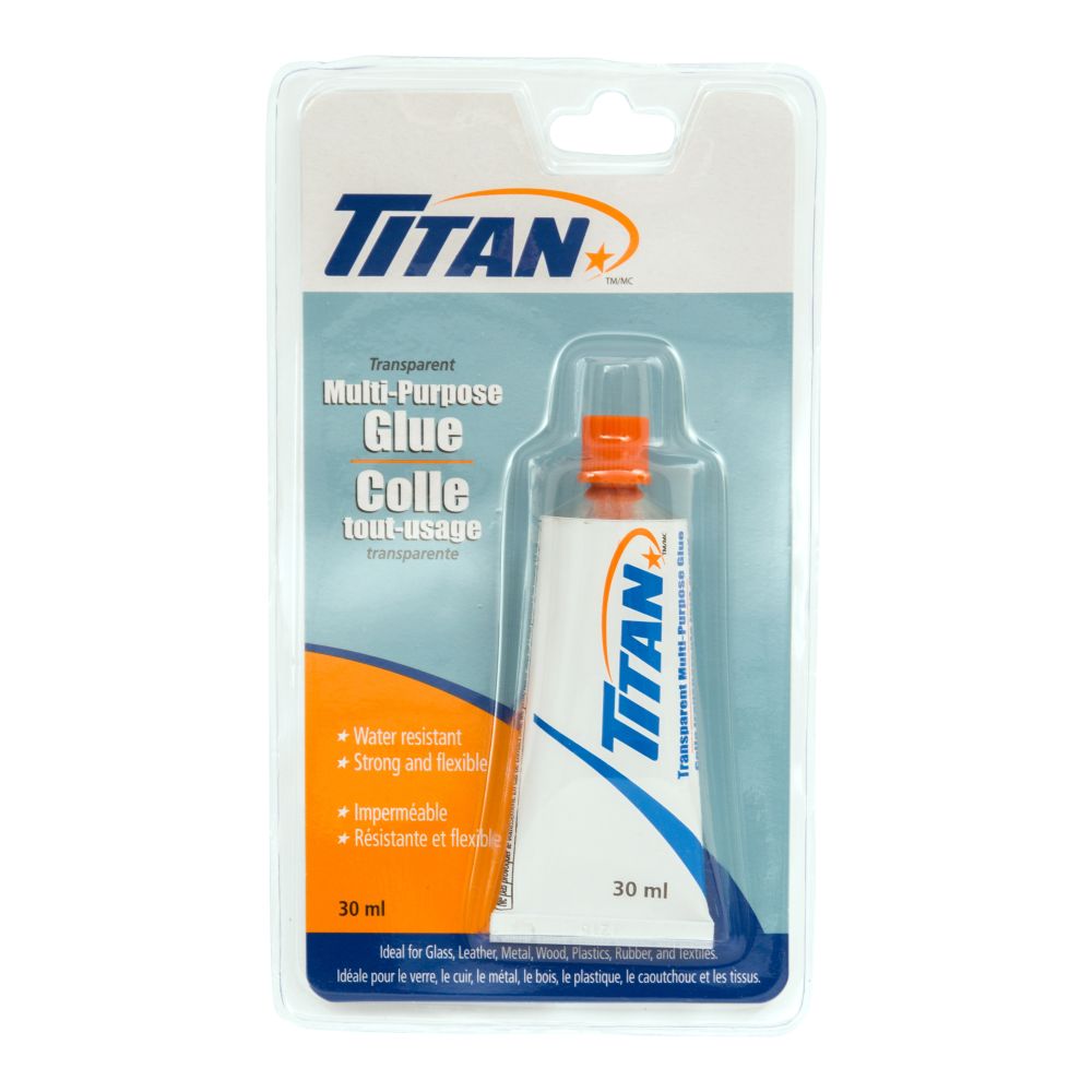 Colle 30 ml tout usage transparente Titan