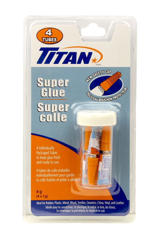 Super colle Titan (paquet de 4)