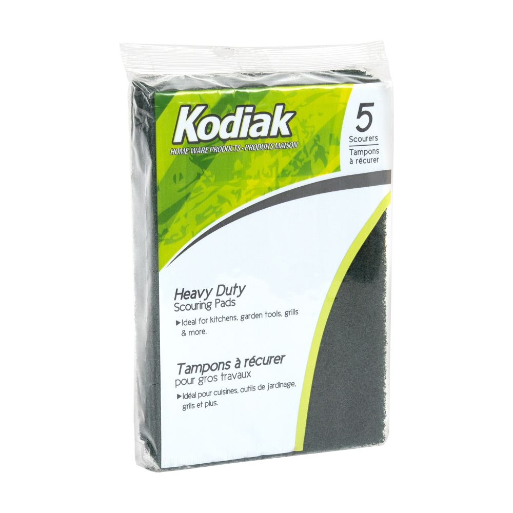 Tampon vert à récurer Kodiak (paquet de 5)