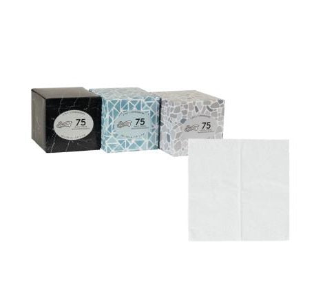 Boite de mouchoirs cubique de 75 feuilles Suave