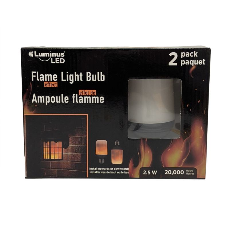 Ampoule flamme Luminus (paquet de 2)