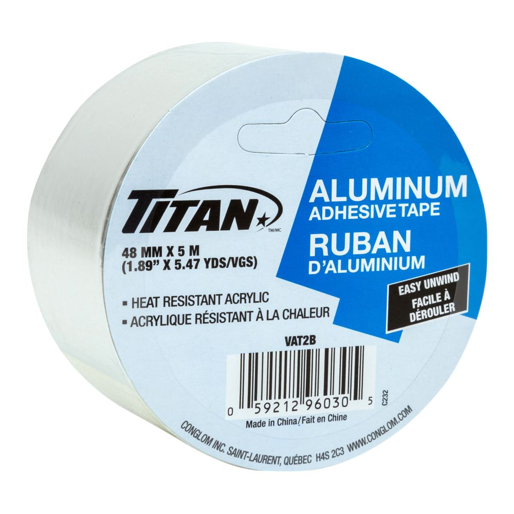 Ruban d'aluminium 1,9 po x 17 pi