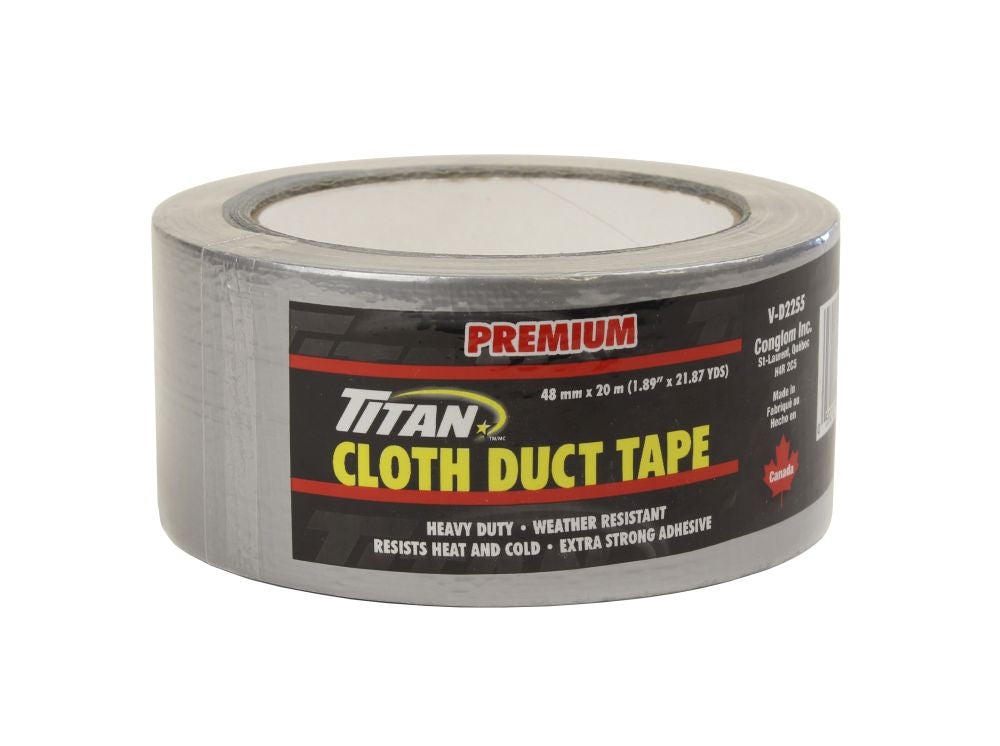 Ruban à conduit 1,9 po x 65 pi gris