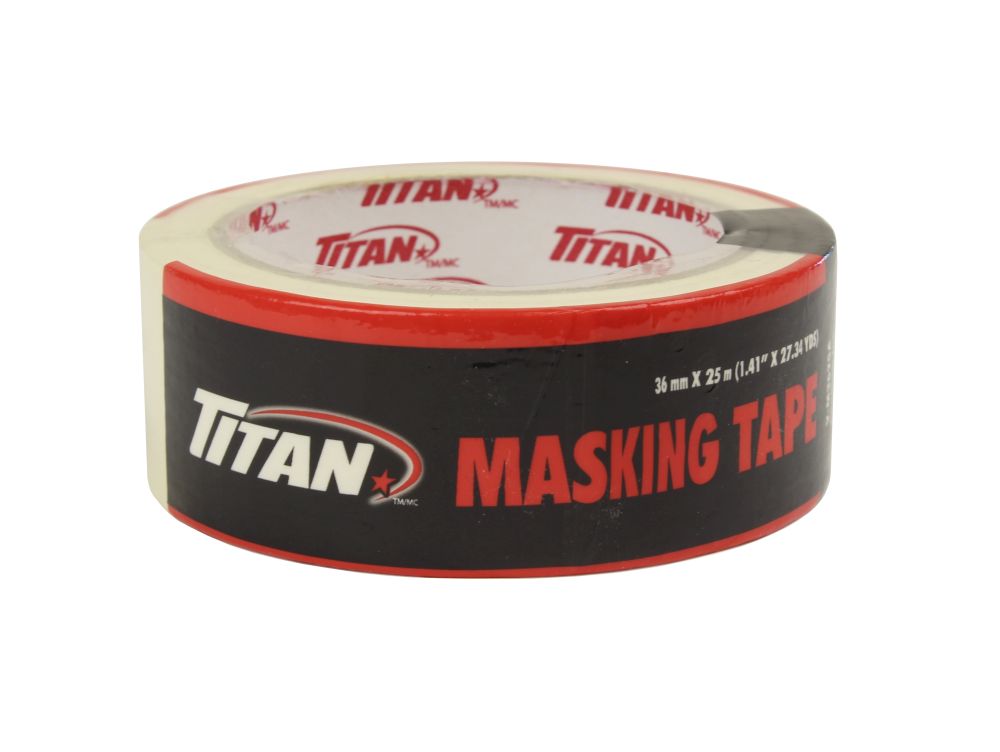 Ruban à masquer 36 mm x 25 m Titan beige