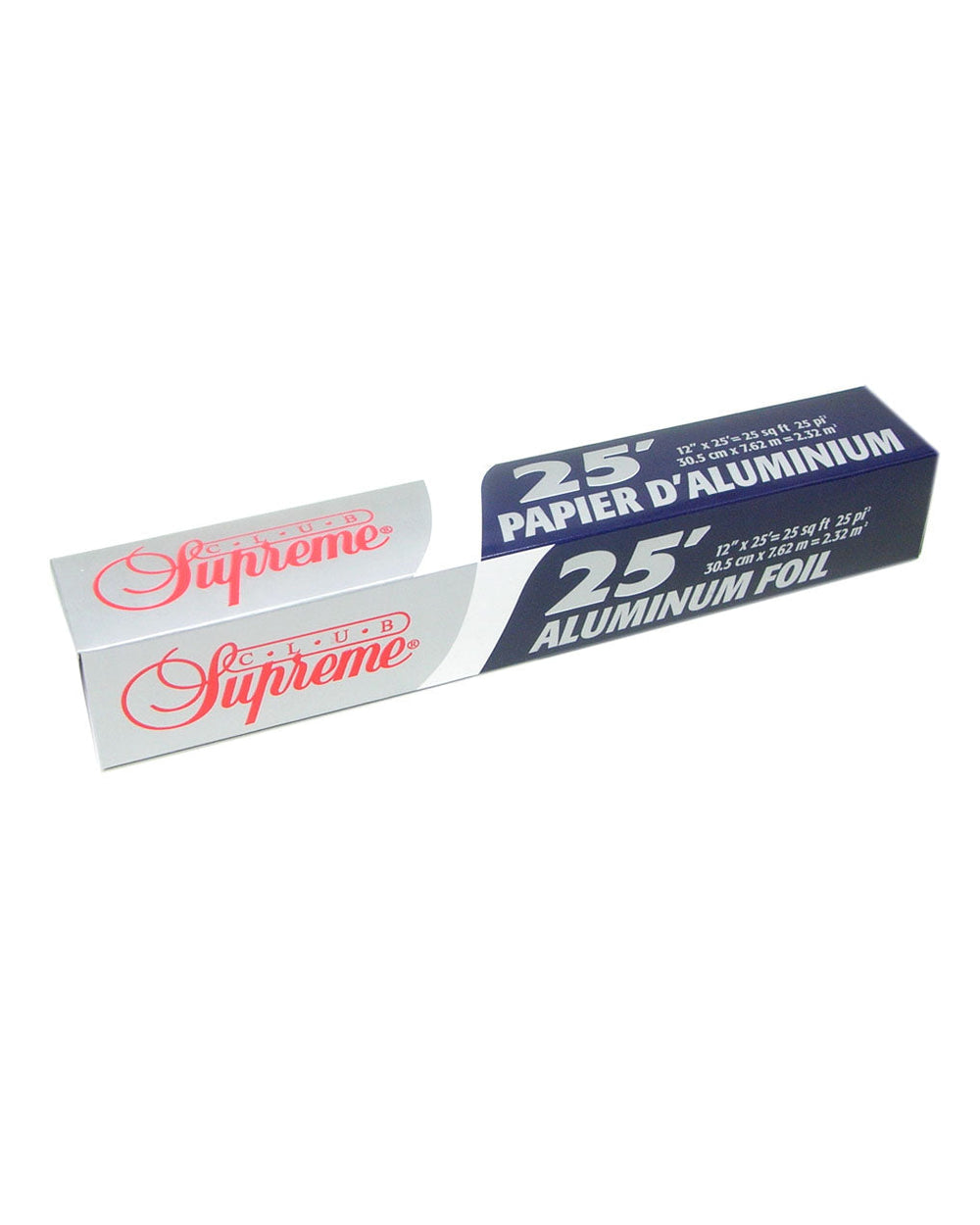 Papier d'aluminium 12 po x 25 pi Club Suprême