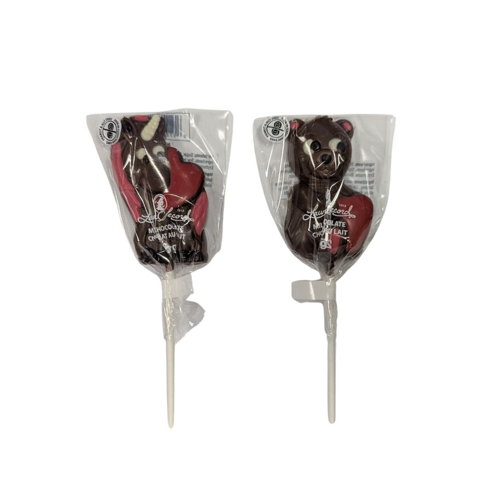Suçon en chocolat en forme d'ourson ou licorne 25 g