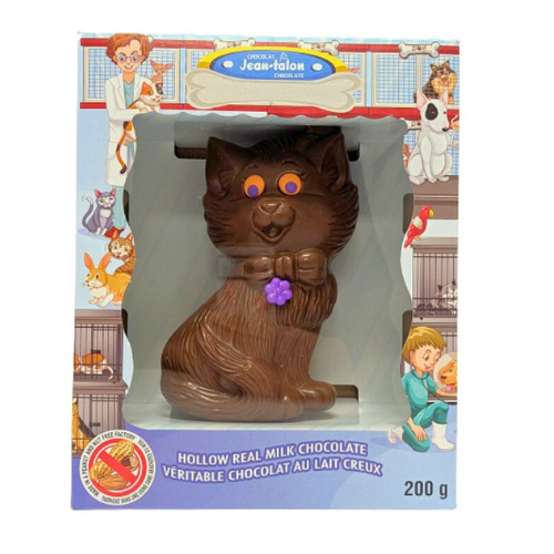 Chocolat au lait 200 g chat avec boucle