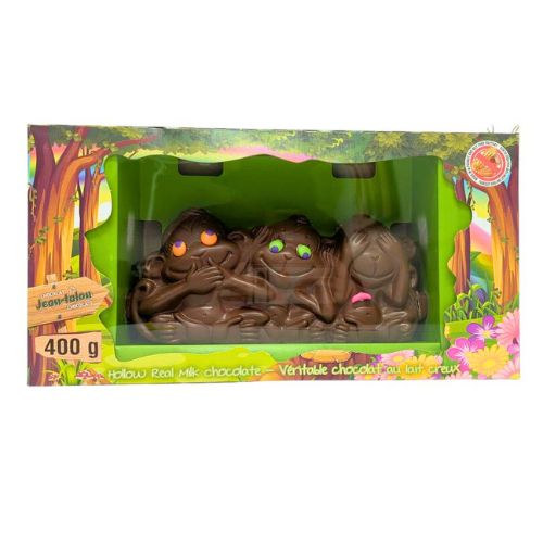 Chocolat au lait 400 g trois singes