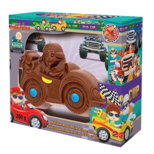 Chocolat au lait creux voiture électrique 200 g