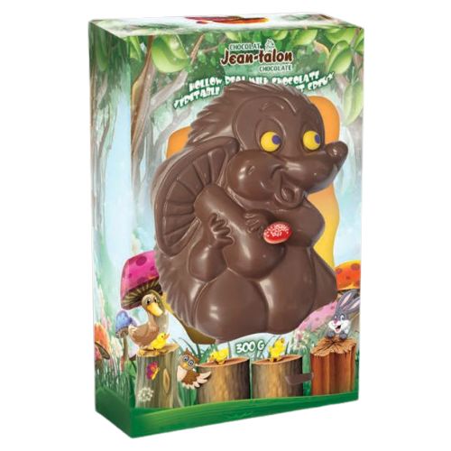 Chocolat au lait 300 g hérisson avec champignon