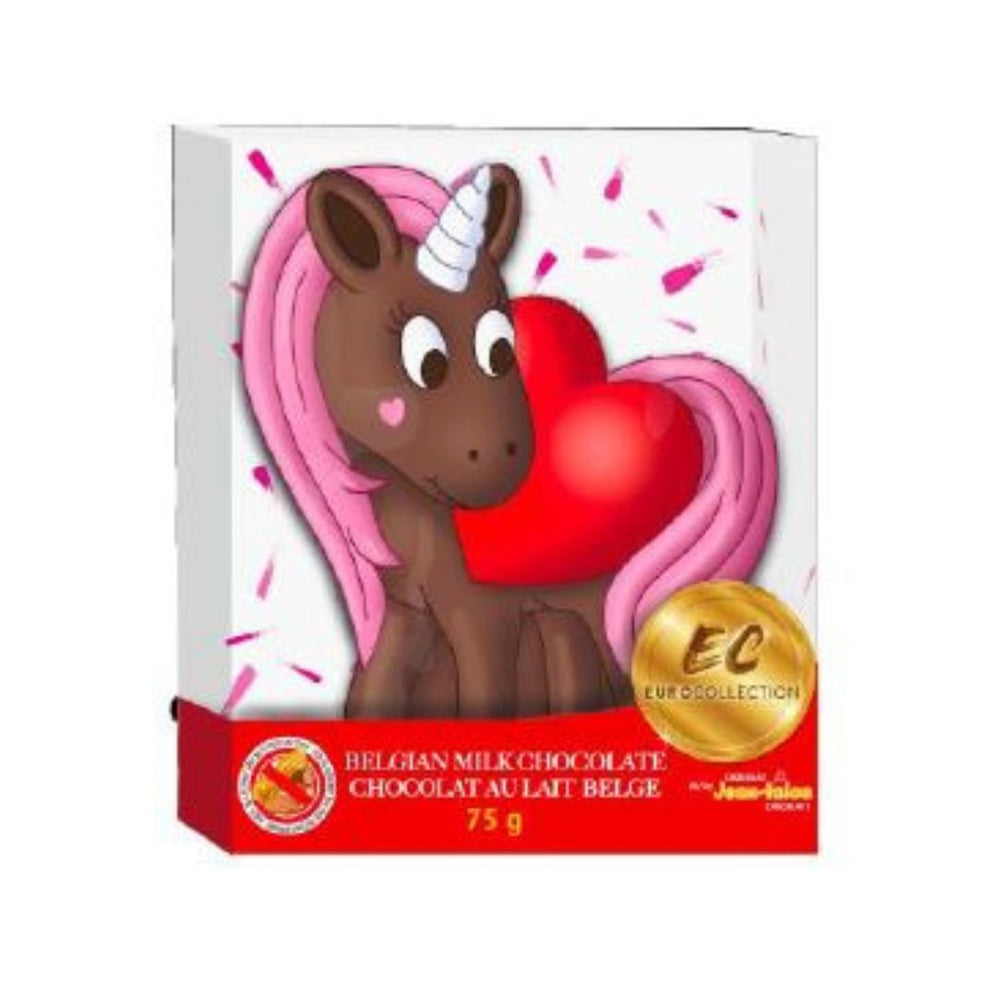Chocolat au lait belge en forme de licorne 75 g