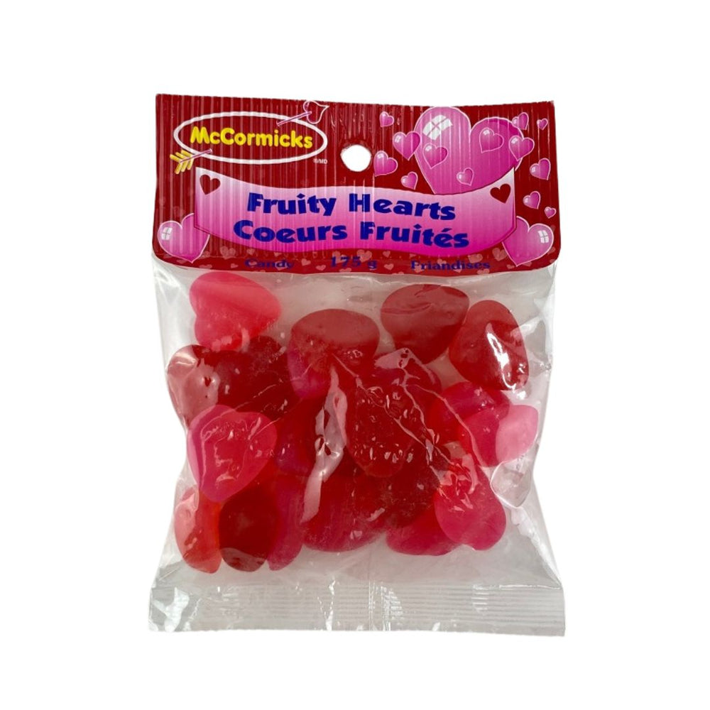 Bonbons coeurs fruités à la gelée 175 g
