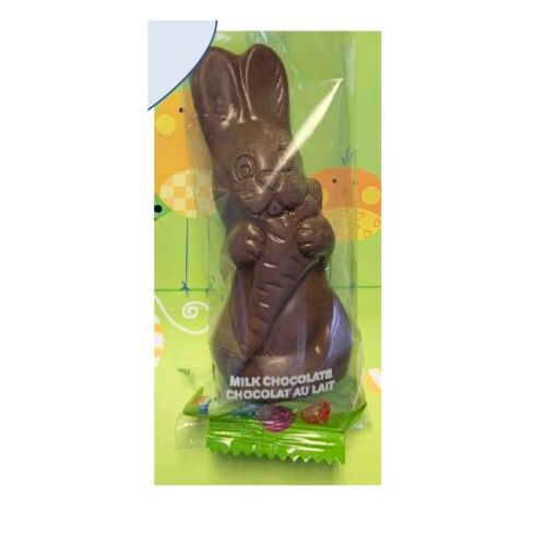 Chocolat au lait plein 60 g lapin avec carotte
