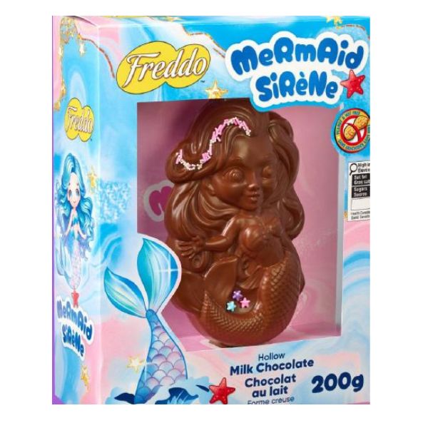 Chocolat au lait creux sirène 200 g