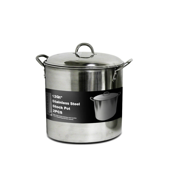 Chaudron avec couvercle en inox 11 L Gourmet