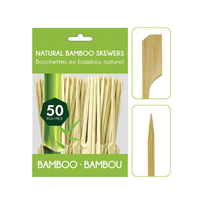 Pic à hors d'oeuvre en bambou 3,5 po (paquet de 24)